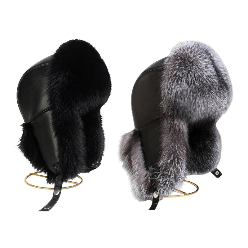Trapper Hat Ear Flap - Topi Perangkap Bulu Palsu Baru 2025