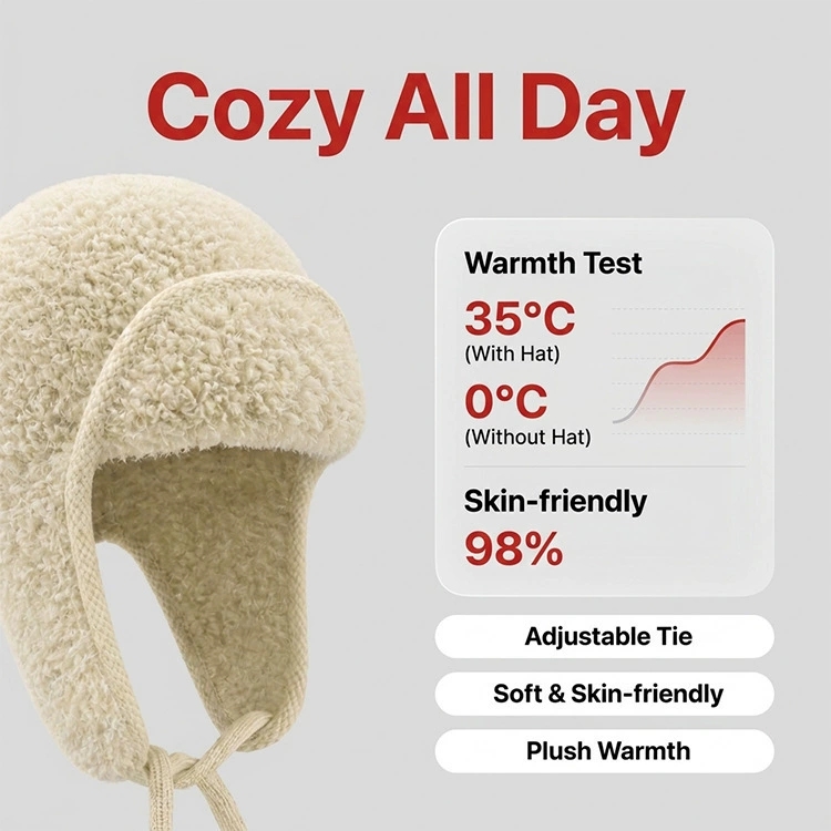 Topi Ski Musim Dingin Anti Ang - Trapper Hat Ear Flap ulasan dan harga