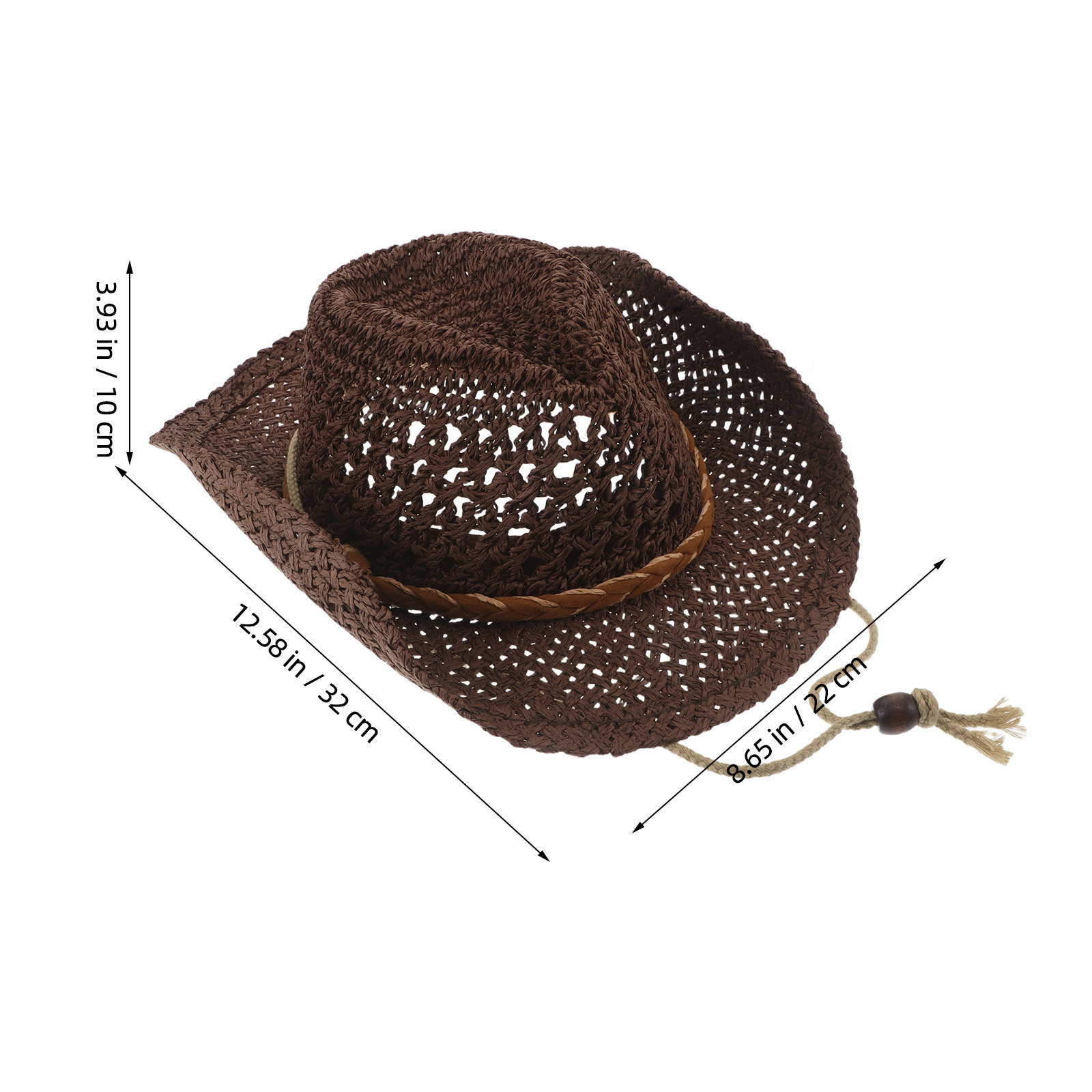 Topi Koboi Jerami Anak-anak Ga - Sun Hat Wide Brim ulasan dan harga
