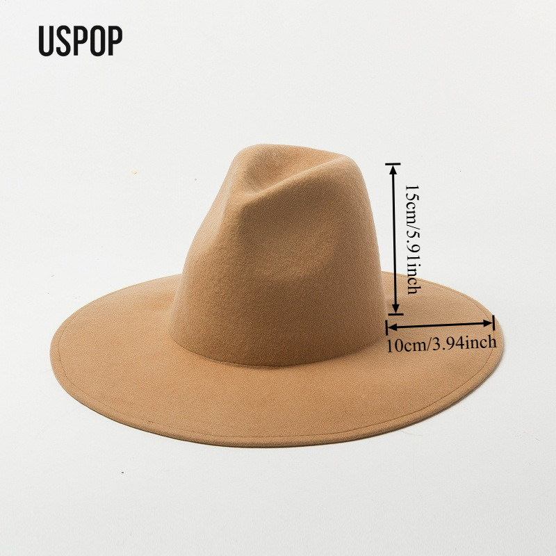 Topi Fedora Wol Mahkota Tinggi - Fedora Hat Wool ulasan dan harga