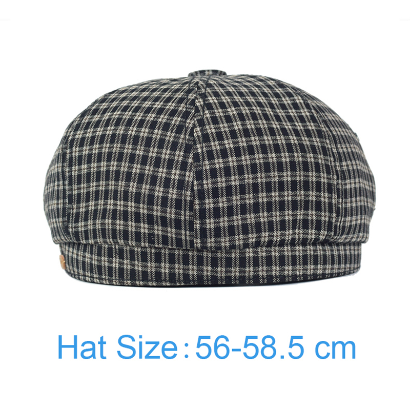 Topi Newsboy Kotak-kotak Musim - Dad Hat Cotton ulasan dan harga
