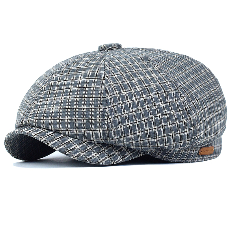 Topi Newsboy Kotak-kotak Musim - Dad Hat Cotton ulasan dan harga