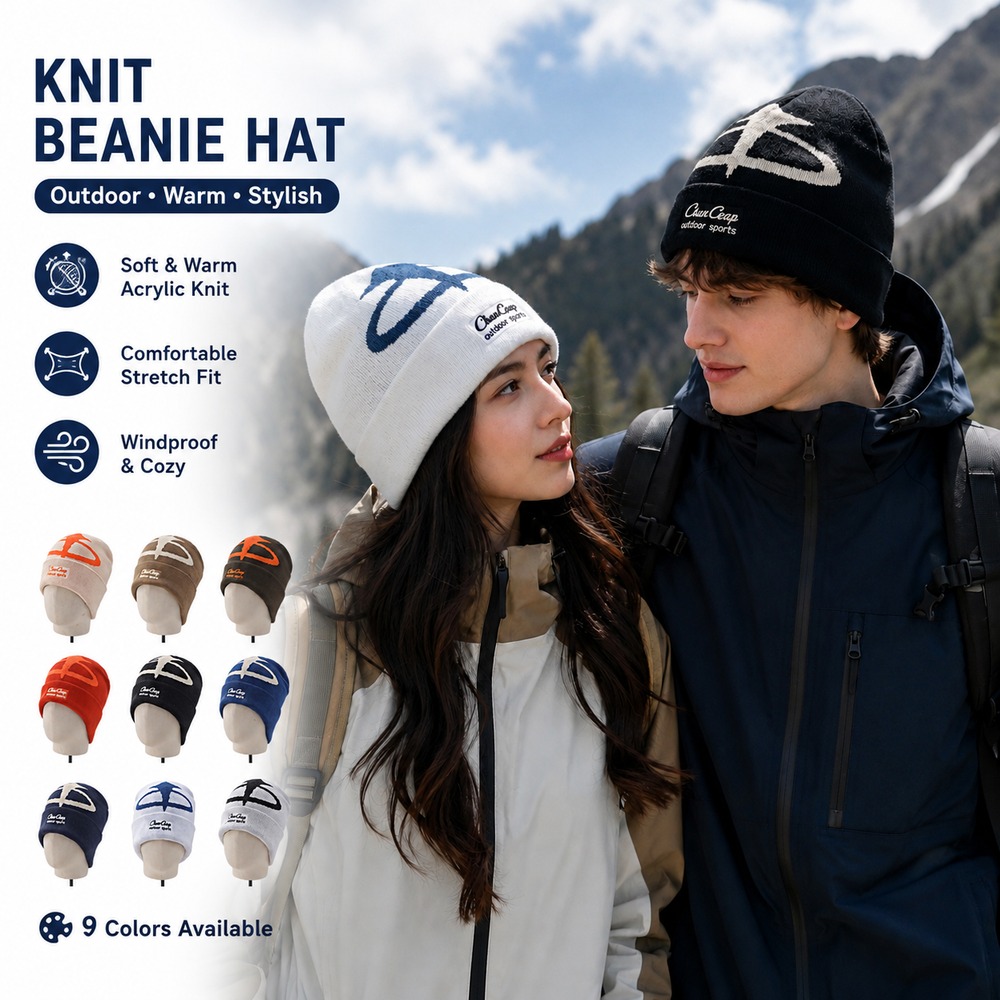 Topi Beanie Rajut Musim Dingin - Beanie Cuffed Knit ulasan dan harga