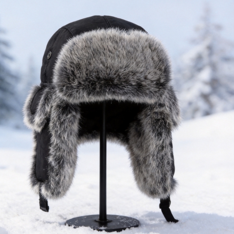 Topi Penutup Telinga Cuaca Din - Trapper Hat Ear Flap ulasan dan harga