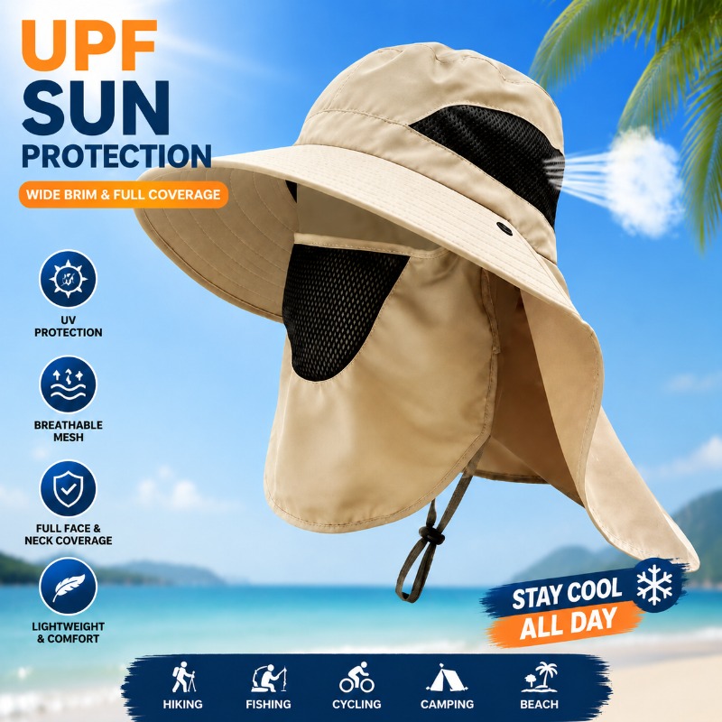 Topi Panama Unisex Musim Panas - Sun Hat Wide Brim ulasan dan harga